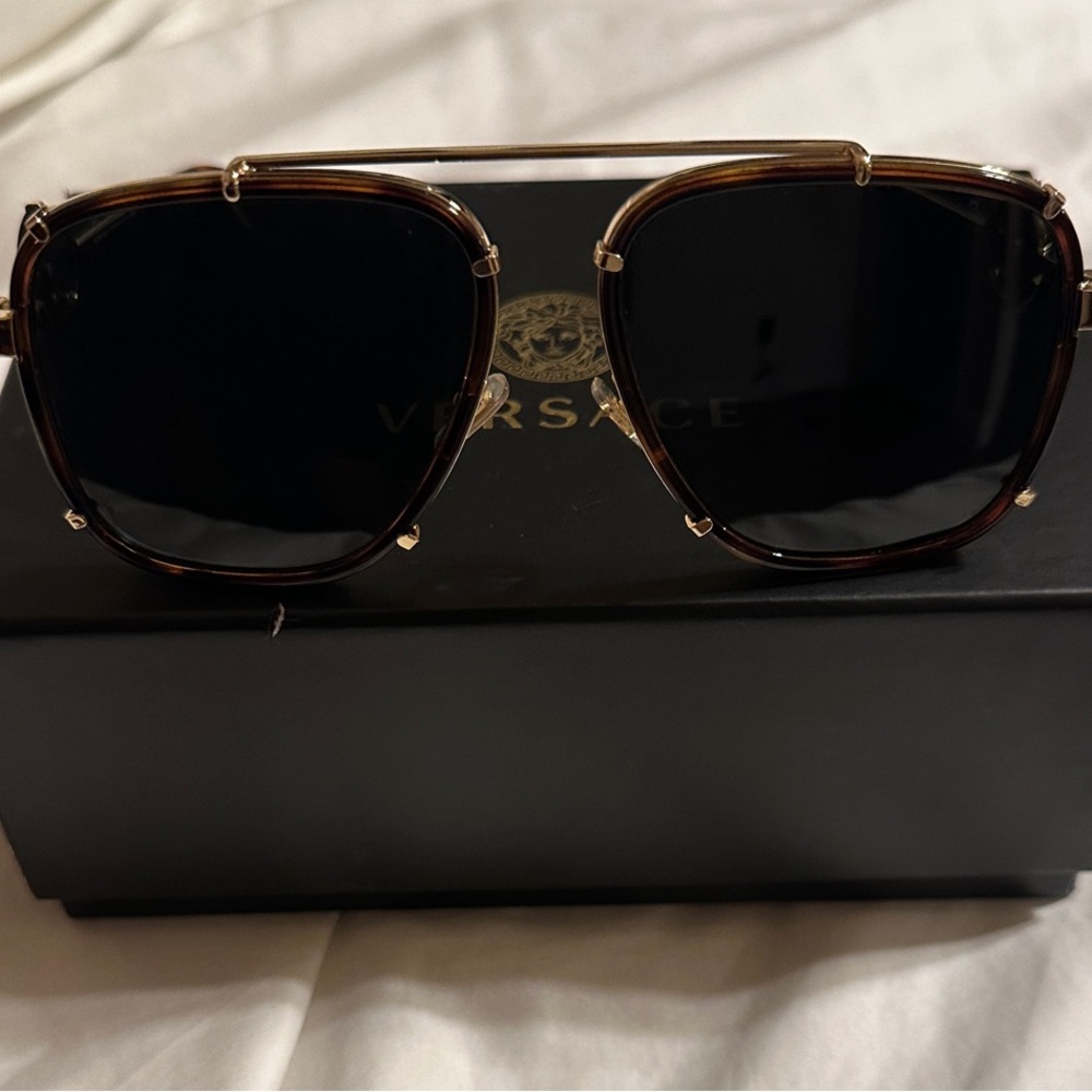 Versace Sunglasses with Gold Trim